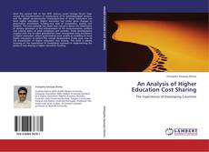 Capa do livro de An Analysis of Higher Education Cost Sharing 