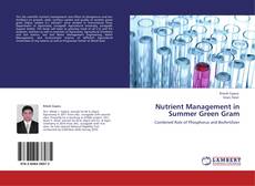 Nutrient Management in Summer Green Gram kitap kapağı