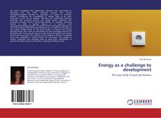 Обложка Energy as a challenge to development