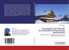 Copertina di Investigation of methods for evaluation of heat pump performance