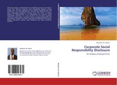 Corporate Social Responsibility Disclosure kitap kapağı