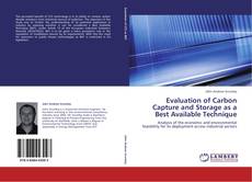 Capa do livro de Evaluation of Carbon Capture and Storage as a Best Available Technique 