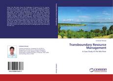 Transboundary Resource Management kitap kapağı
