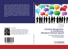 Capa do livro de Emotion Recognition   in Continuous   Mandarin Chinese Speech 