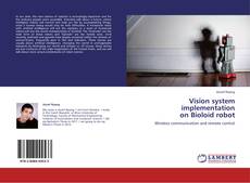 Capa do livro de Vision system implementation  on Bioloid robot 