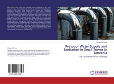 Bookcover of Pro-poor Water Supply and Sanitation in Small Towns in Tanzania