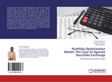 Capa do livro de Portfolio Optimization Model: The Case of Uganda Securities Exchange 