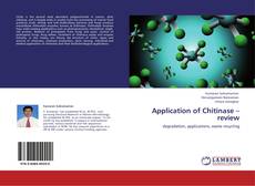 Bookcover of Application of Chitinase – review