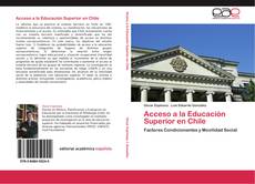 Bookcover of Acceso a la Educación Superior en Chile