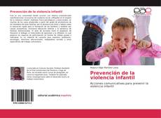 Portada del libro de Prevención de la violencia infantil