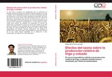 Buchcover von Efectos del ozono sobre la producción relativa de trigo y cebada