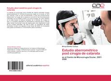 Bookcover of Estudio aberrométrico post cirugía de catarata