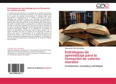 Capa do livro de Estrategias de aprendizaje para la formación de valores morales 