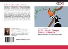 Buchcover von G. W. Leibniz: Europa, China, civilización