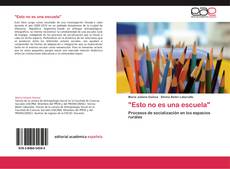 Bookcover of "Esto no es una escuela"