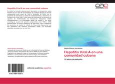 Buchcover von Hepatitis Viral A en una comunidad cubana