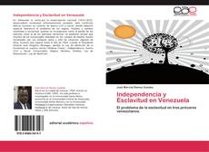 Capa do livro de Independencia y Esclavitud en Venezuela 