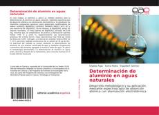Buchcover von Determinación de aluminio en aguas naturales