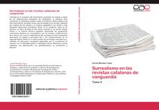 Capa do livro de Surrealismo en las revistas catalanas de vanguardia 