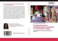 Buchcover von Trabajo femenino subcontratado a domicilio en Tehuacán, Puebla