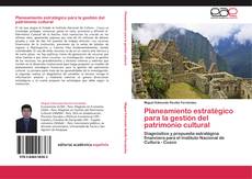 Portada del libro de Planeamiento estratégico para la gestión del patrimonio cultural
