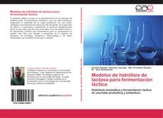 Bookcover of Modelos de hidrólisis de lactosa para fermentación láctica