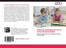 Capa do livro de Impacto pedagógico de la escuela bolivariana 