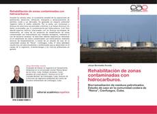 Capa do livro de Rehabilitación de zonas contaminadas con hidrocarburos. 