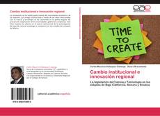 Capa do livro de Cambio institucional e innovación regional 
