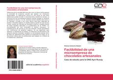 Capa do livro de Factibilidad de una microempresa de chocolates artesanales 