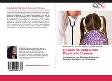 Buchcover von Calidad de Vida Como Desarrollo Humano
