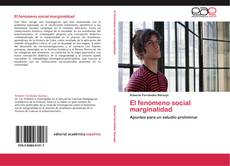 Buchcover von El fenómeno social marginalidad