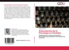 Antecedentes de la Psicología en Córdoba kitap kapağı
