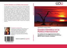 Bookcover of Cambio Climático en la  Política Internacional