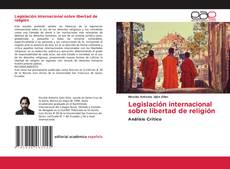 Portada del libro de Legislación internacional sobre libertad de religión