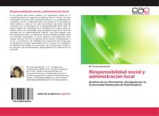 Bookcover of Responsabilidad social y administración local