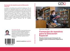 Bookcover of Formación de maestros para la Educación Especial