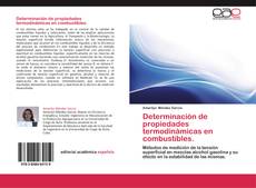 Capa do livro de Determinación de propiedades termodinámicas en combustibles. 