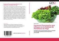 Buchcover von Factores Precosecha que Influyen en la Calidad de Hortalizas de Hoja