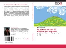 Capa do livro de La determinación en francés y en español 