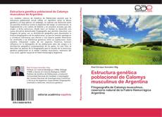 Capa do livro de Estructura genética poblacional de Calomys musculinus de Argentina 