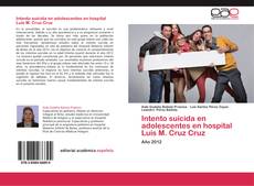 Intento suicida en adolescentes en hospital Luis M. Cruz Cruz kitap kapağı