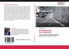 Portada del libro de El Populismo en Colombia