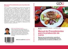 Обложка Manual de Procedimientos para la producción de carne