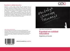 Capa do livro de Equidad en calidad educativa 