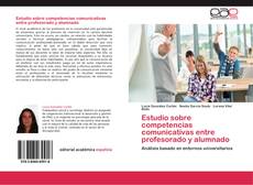 Buchcover von Estudio sobre competencias comunicativas entre profesorado y alumnado