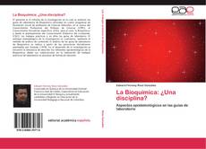 Capa do livro de La Bioquímica: ¿Una disciplina? 