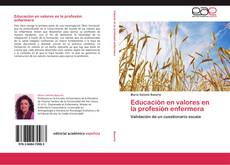 Обложка Educación en valores en la profesión enfermera