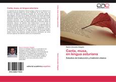Portada del libro de Canta, musa,   en lengua asturiana