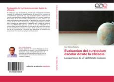 Capa do livro de Evaluación del curriculum escolar desde la eficacia 